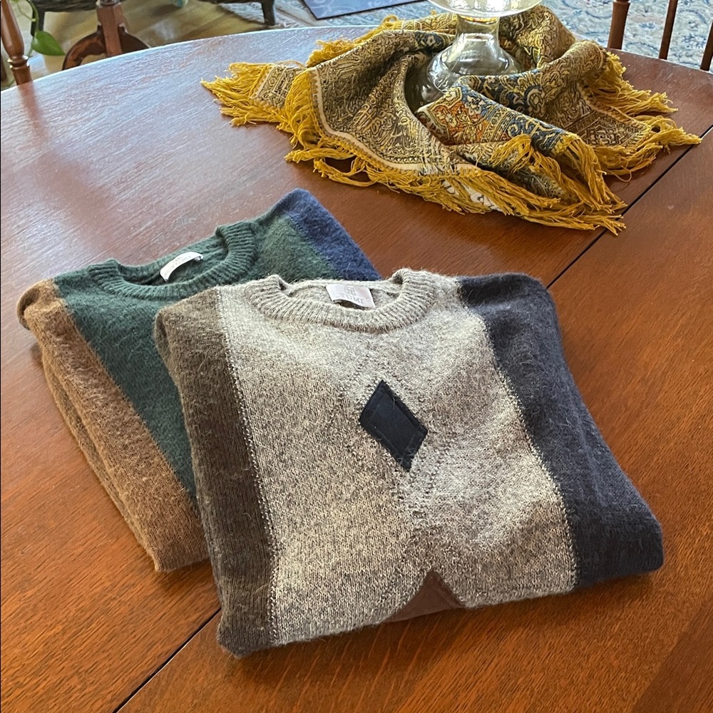 Tumi Men's alpaca wool Crewneck Sweater